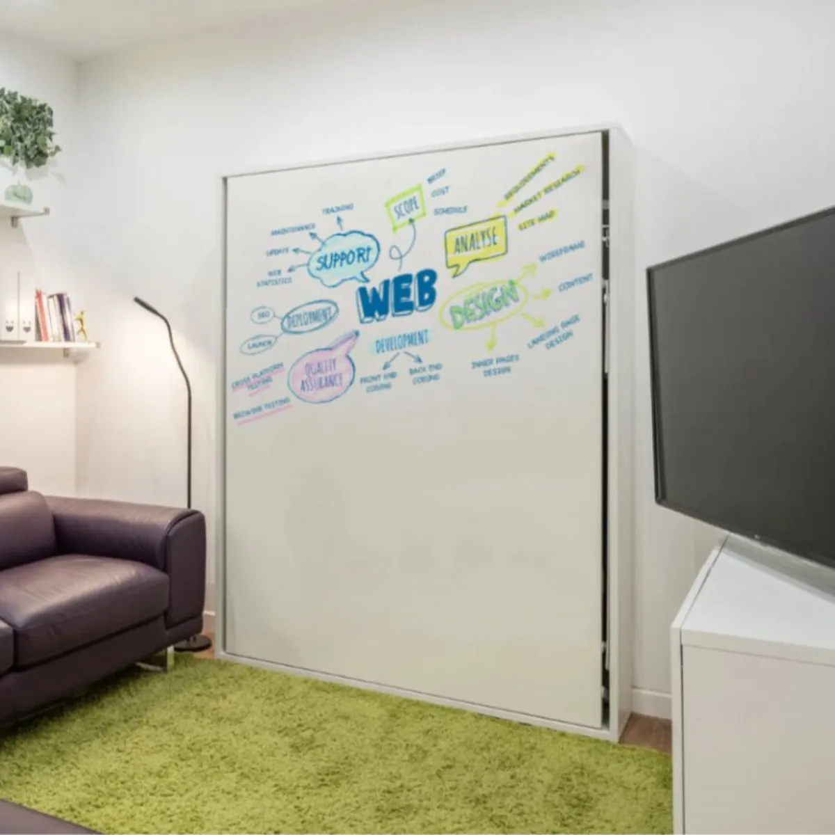 Lo studio Studio Up Web — la lavagna dei progetti web, da Quartu Sant'Elena, Cagliari