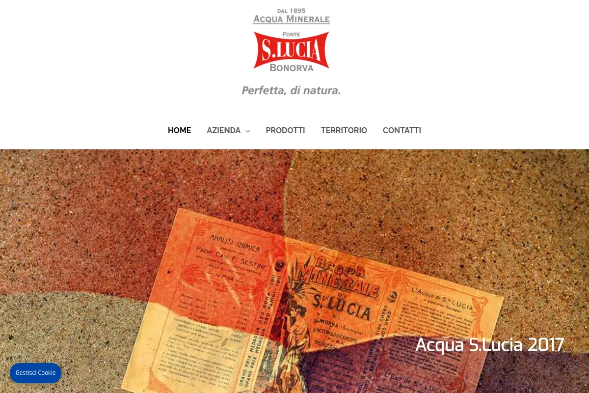Caso studio Acqua Santa Lucia: Nord Sardegna