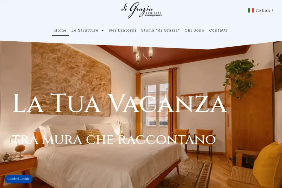 Il sito di Di Grazia Cagliari realizzato da Studio Up Web